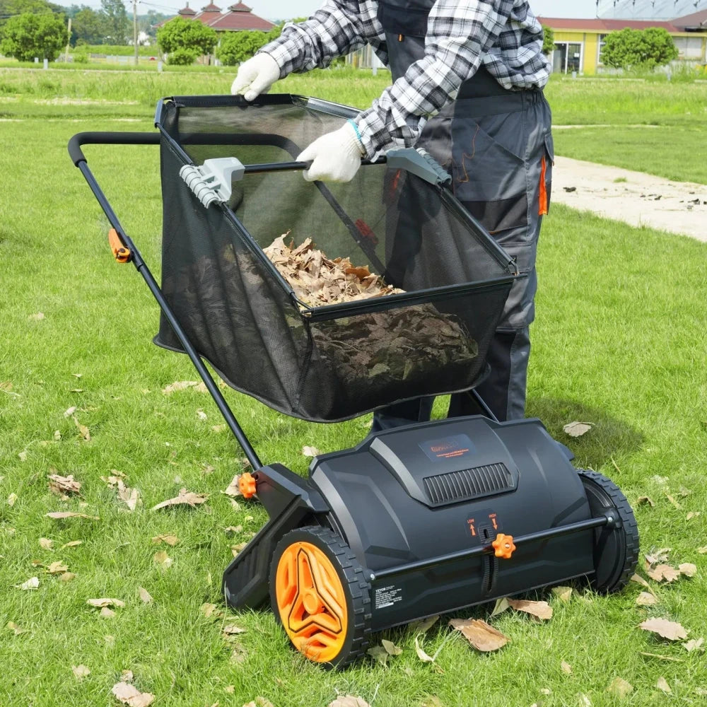 Garden Leaf Collection Hand Push Cart